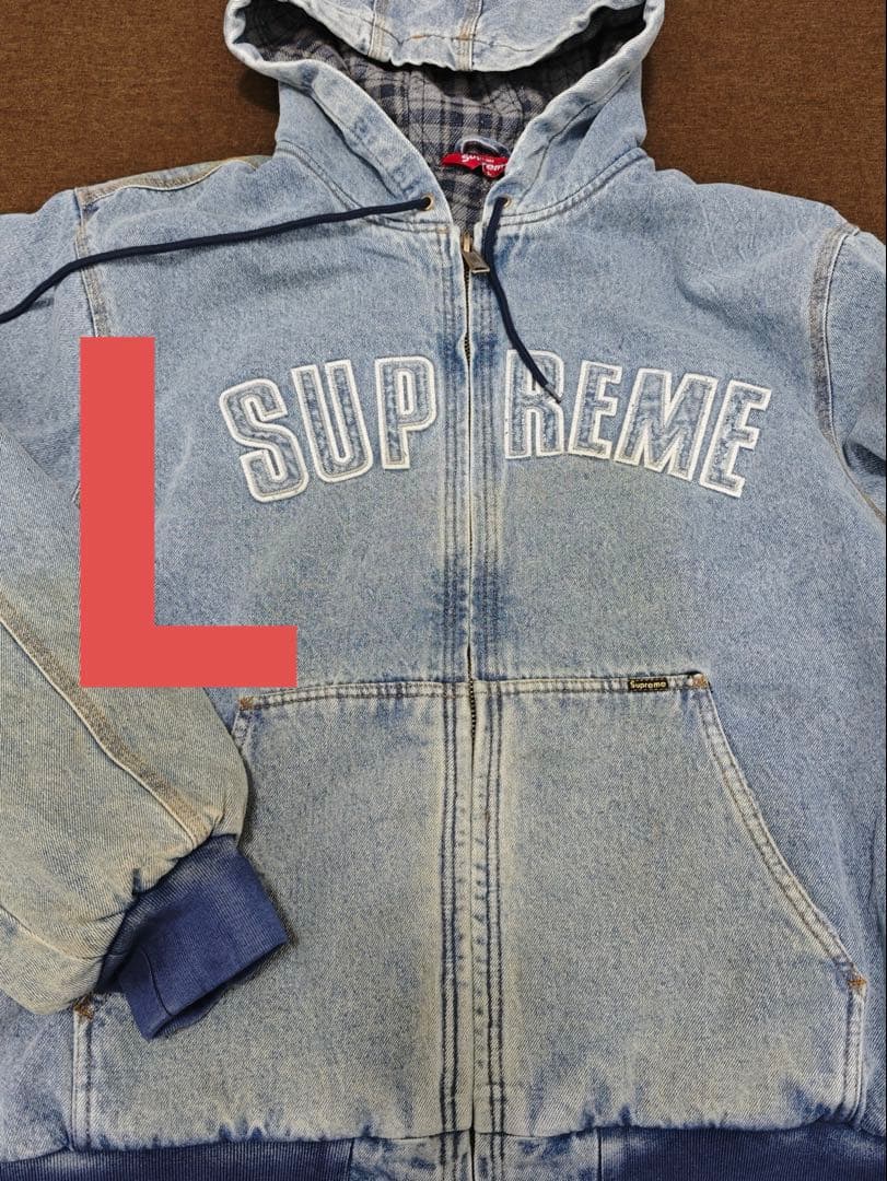 スケートボード Supreme Reflective Arc Hooded Work Jacke