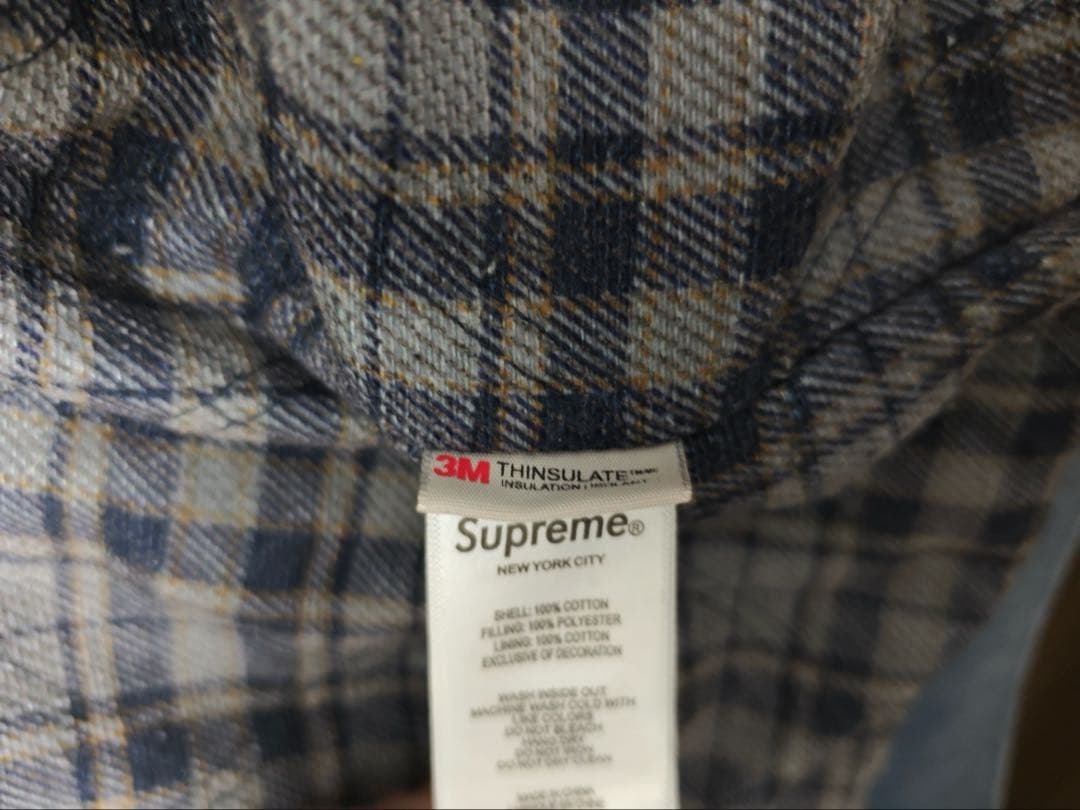 スケートボード Supreme Reflective Arc Hooded Work Jacke