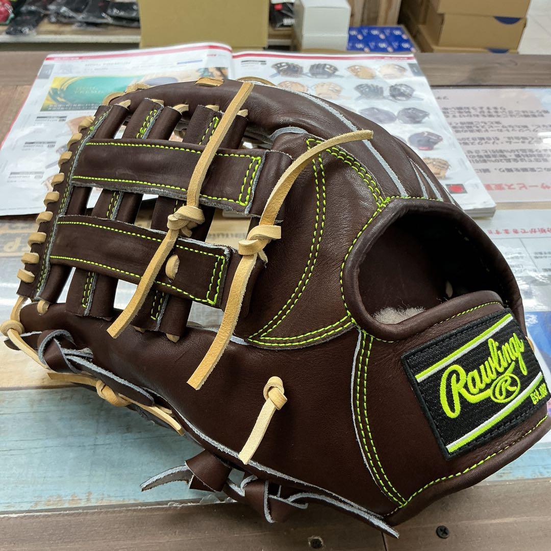 ローリングス硬式外野手グローブ　左用　湯もみ型付けサービス