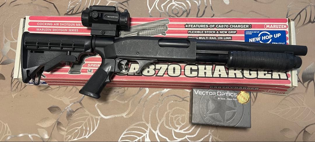 MARUZEN マルゼンCA870 エアコッキングガン美品【ドットサイド付き】