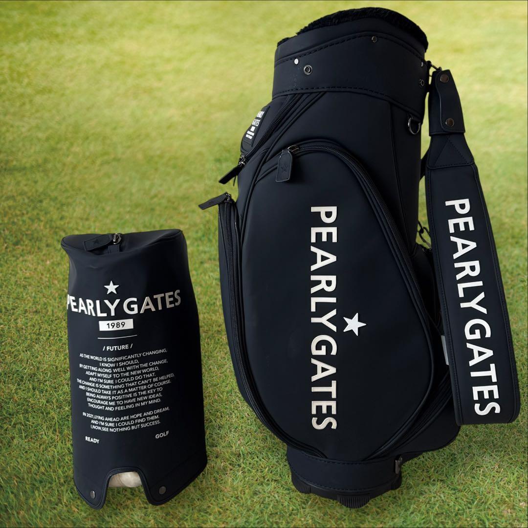 【限定】パーリーゲイツ　キャディバッグ　トーナメントモデル　ネイビー　濃紺