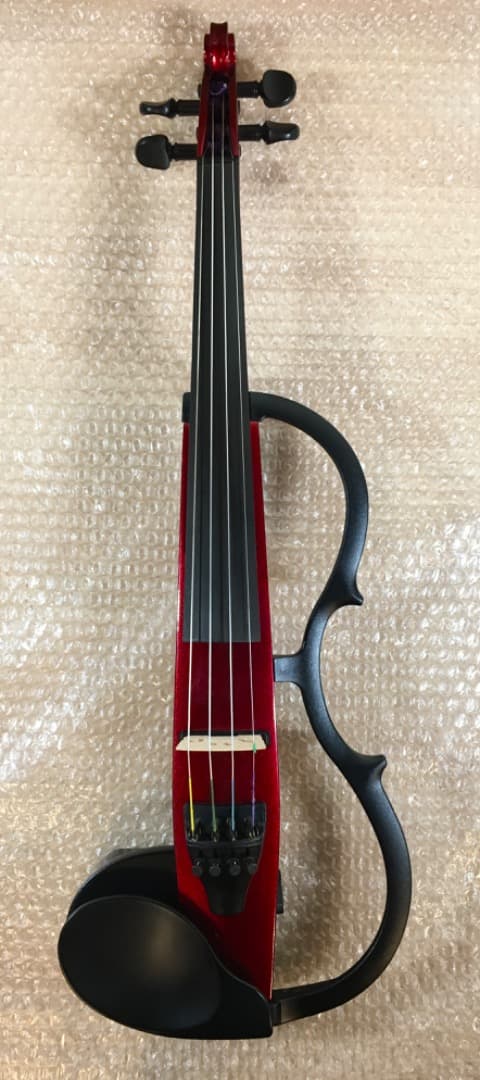 ○サイレントバイオリン YAMAHA SV-110 赤 ケース