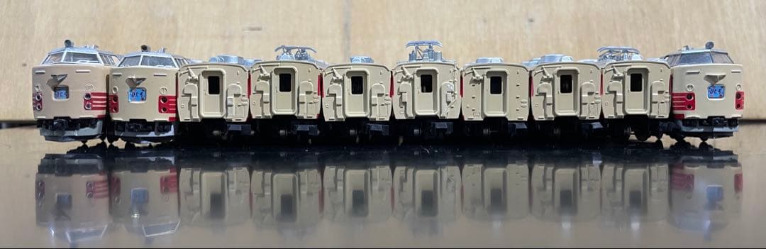 TOMIX 485系ひたち 9両セット＋１両 旧製品ジャンク 動作確認済み