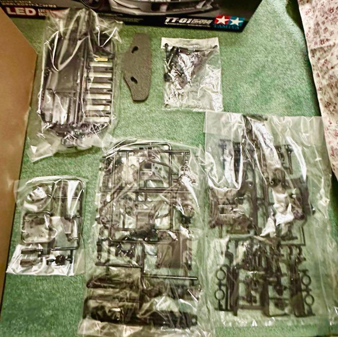 値下げ中●タミヤ★ニスモCOPPERMIXシルビア TT-01 LEDライト付