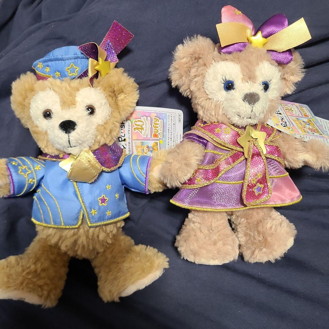 新品未使用　40周年　ダッフィー　シェリーメイ　ポージープラッシー　ぬいぐるみ