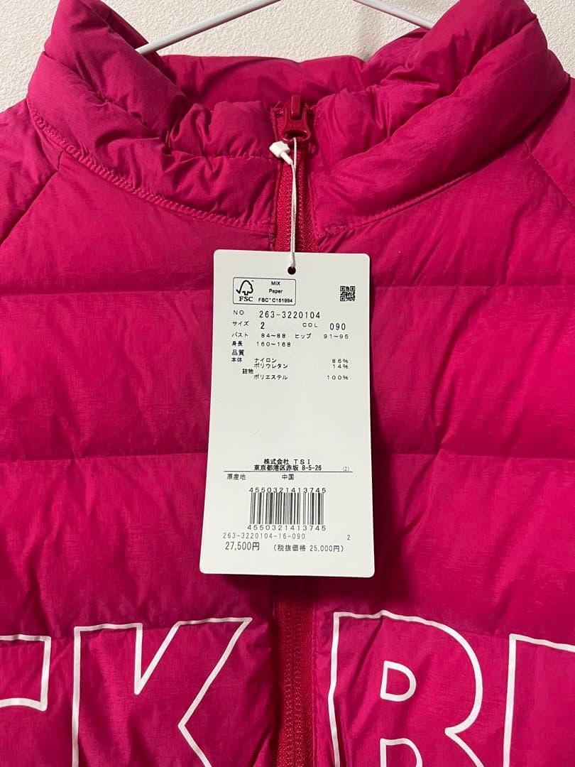 【新品】ジャックバニー 中綿ブルゾン ピンク 2（Ｌ）