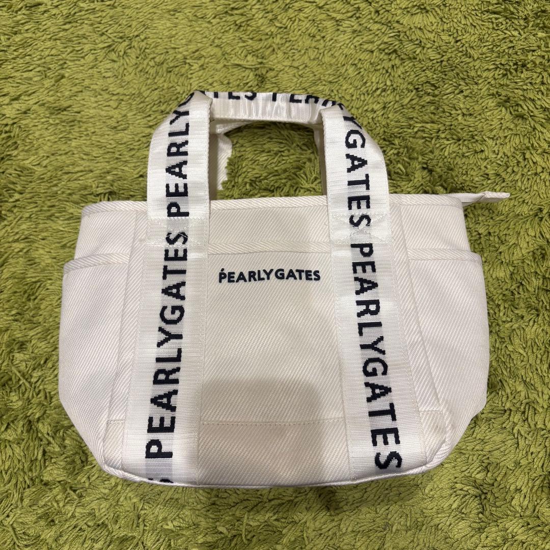 パーリーゲイツ PEARLYGATES カートバッグ ラウンドバッグ ホワイト系