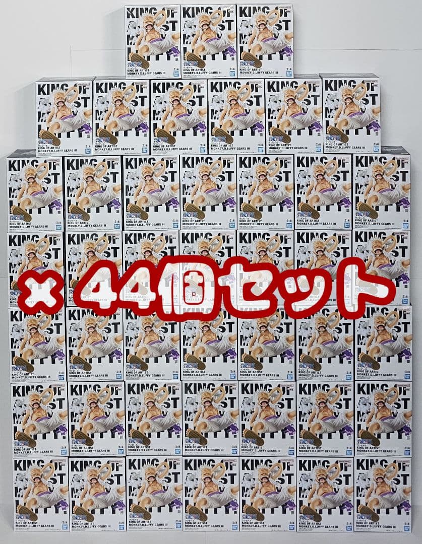 ワンピース KING OF ARTIST ルフィギア5 Ⅲ 44個セット