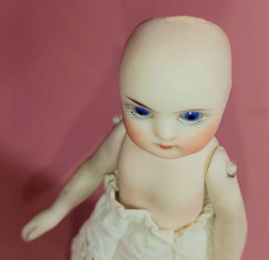 アンティークビスクドール　フレンチミニョネット