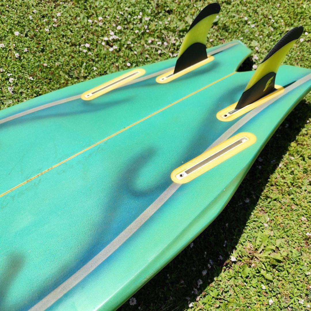 訳あり 変態ボード クアッド フィッシュ クワガタ ボードケース フィン付き