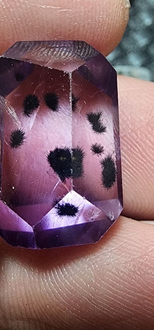 超レア☆ホランダイトを含むアメジスト