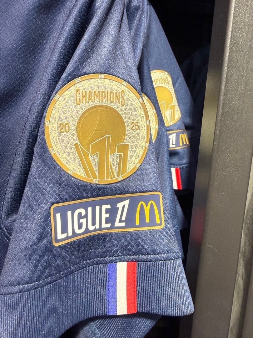 日本未対応フルマーキング　パリ公式ストア2店舗限定 デンベレ リーグ1 L