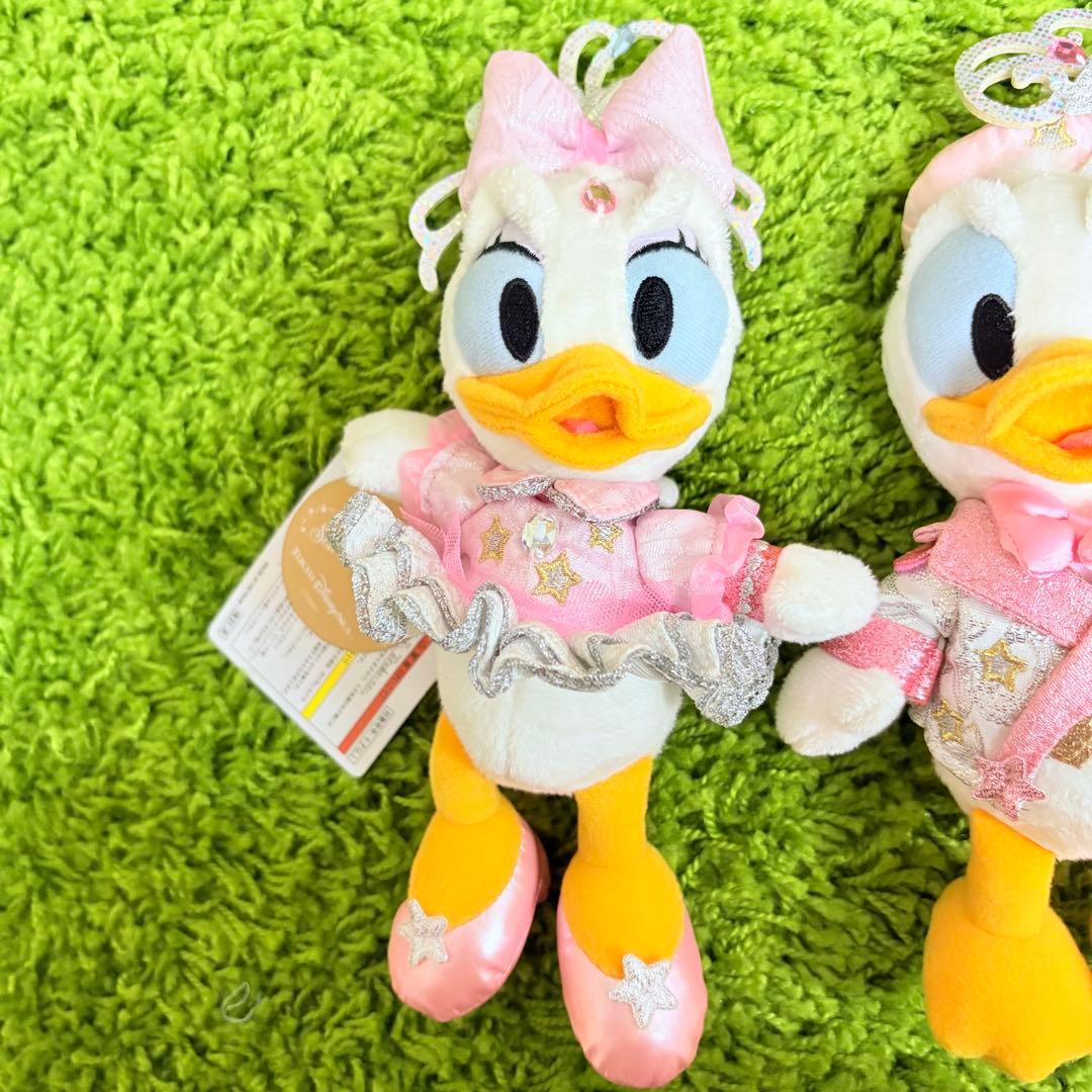 ディズニーシー　ドナルド＆デイジー　ぬいぐるみバッジ　ビリーヴ