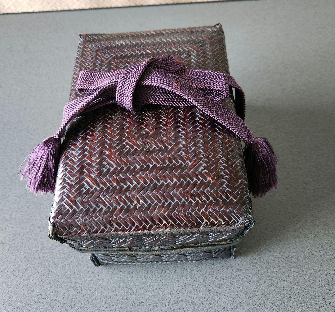 御所籠 茶道具一式 和田鱗司作 茶籠