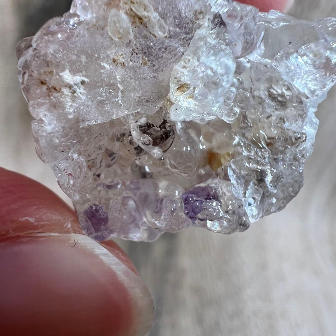 フローライトインハイアライトオパール FH1 共生 鉱物 標本 原石