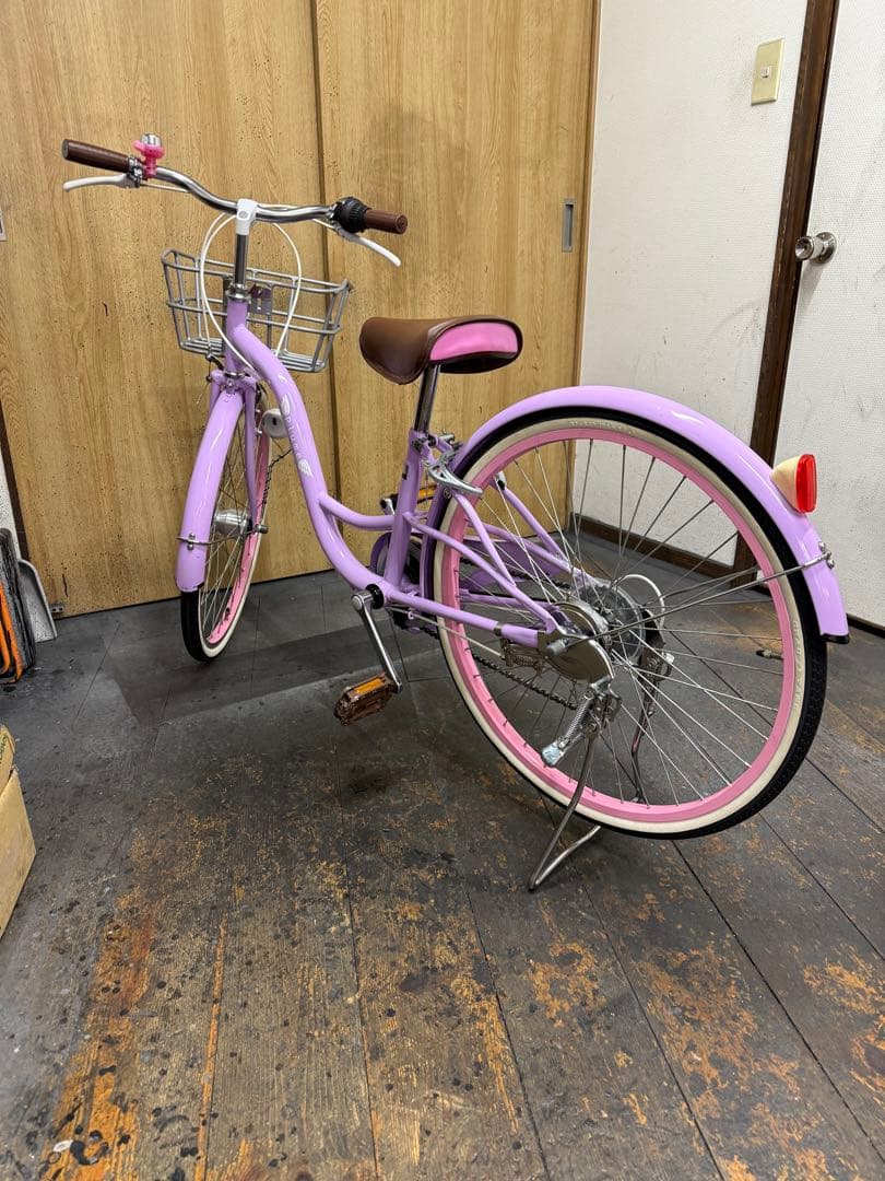 中古車　子供用自転車　Plume　24インチ　LEDオートライト　6段変速　美品