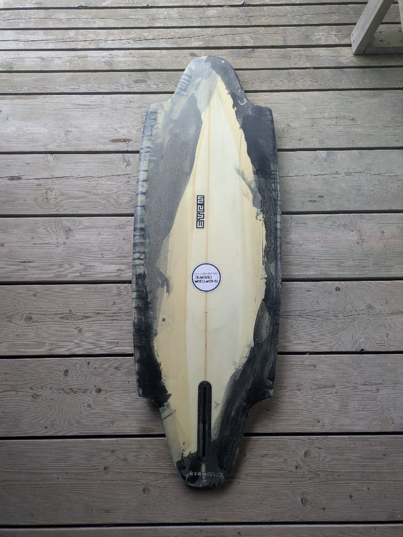 サーフボード　PU ショートボード　シングルフィン　evrm シングル