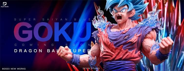 新品未開封『ドラコンボール』超サイヤ人ゴッドSS界王拳ガレージキット スタチュー