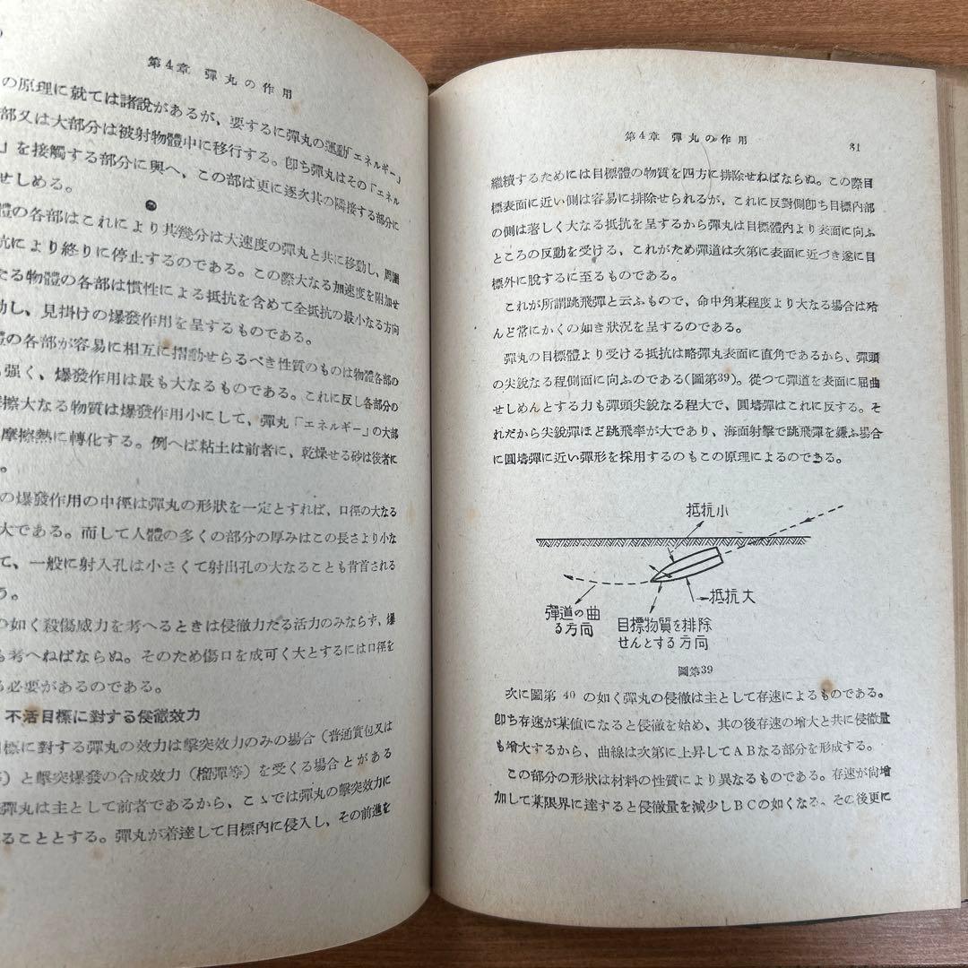 昭和18年(初版) 銃器の科学　陸軍大佐 銅金義一著　山海堂出版部