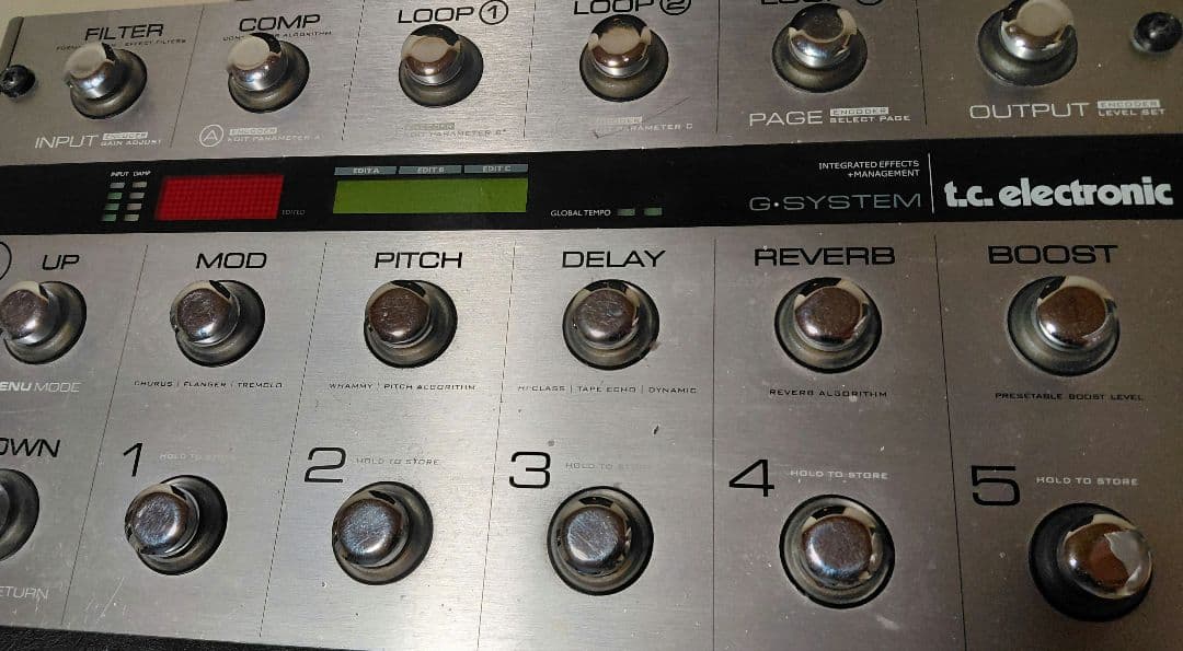 t.c. electronic G-SYSTEM ギターエフェクター