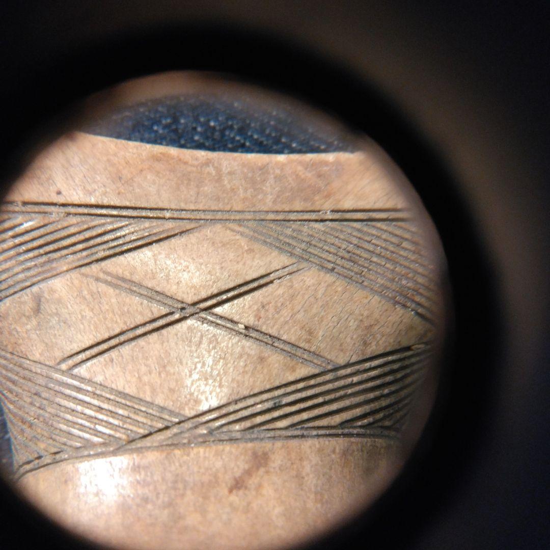 幾何学模様の　1860年代　オブジェ　ボーン幾何学模様