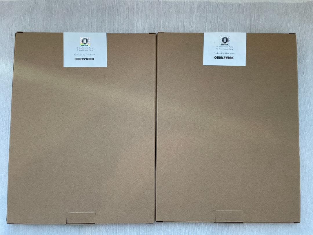 2枚セット 奈良美智　アートトレイ　Untitled 箱付き 皿 プレート