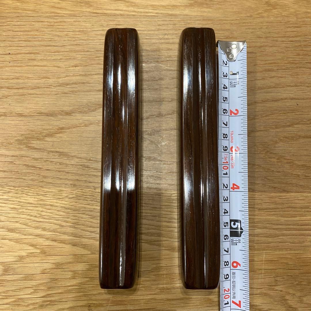 拍子木　紫檀　６.５寸(19.5cm)