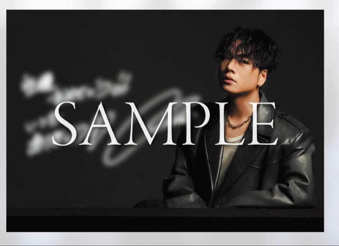 登坂広臣 ØMI INFINITYMOON メッセージ入り生写真