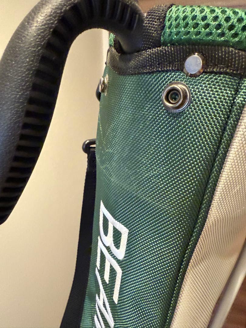 BEAMS GOLF キャディバッグ スタンド付き グリーン