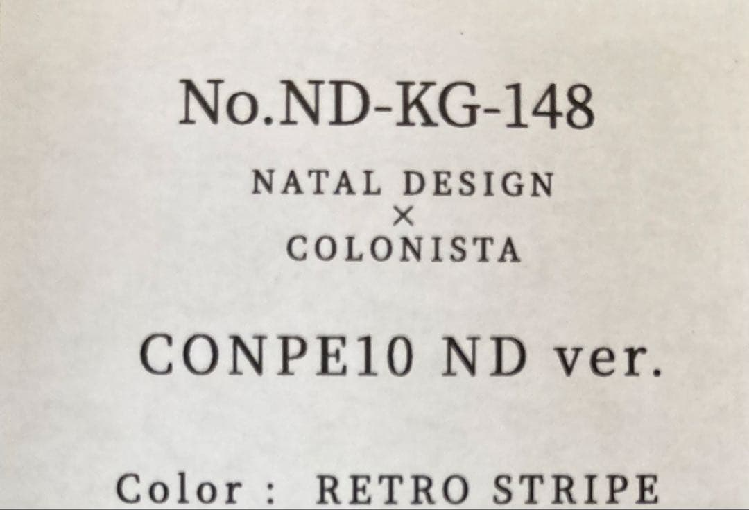 COLONISTA × NATAL DESIGNCONPE10 ND ver.