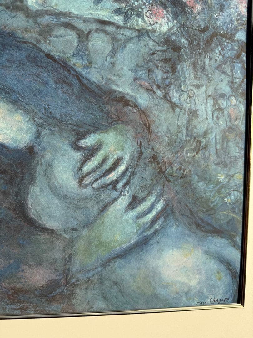 マルクシャガール 恋人たちの夢 リトグラフ 62cm x 80cm