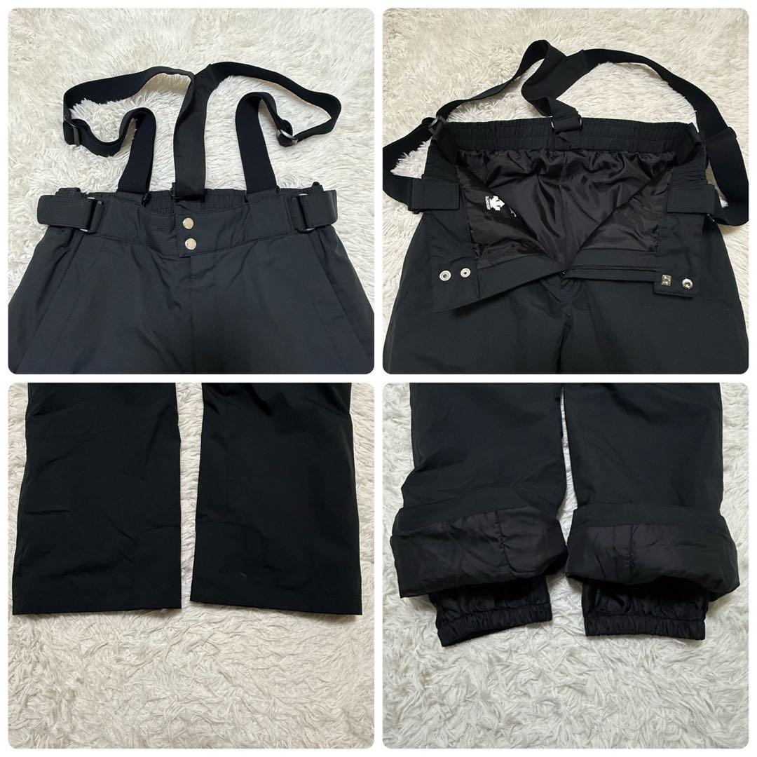 ✨極美品✨デサント スキーウェア セットアップ 上下M メンズ 蛍光イエロー