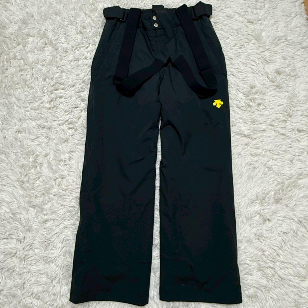 ✨極美品✨デサント スキーウェア セットアップ 上下M メンズ 蛍光イエロー