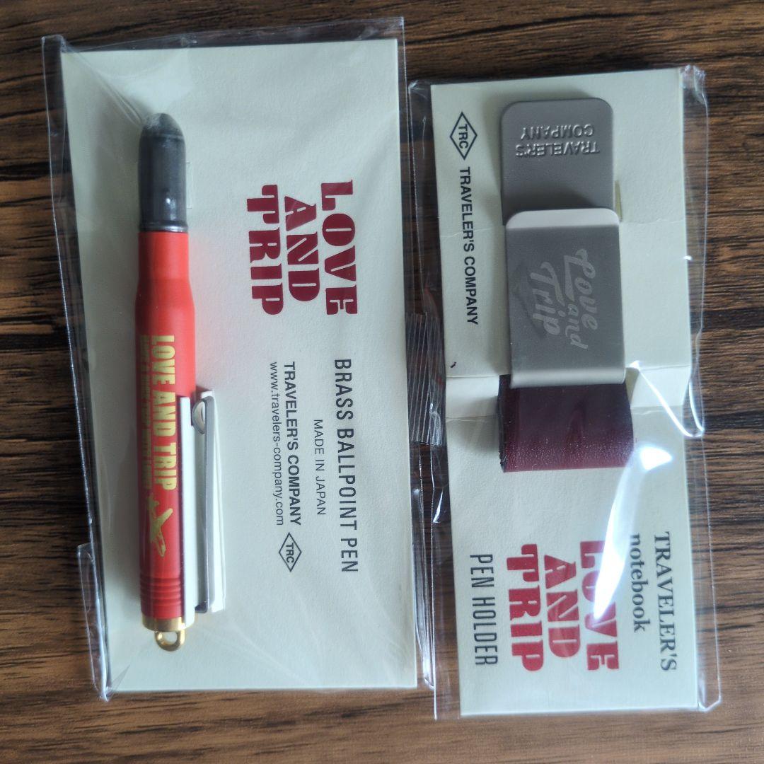 トラベラーズノート レギュラーサイズ LOVE AND TRIP　4点セット