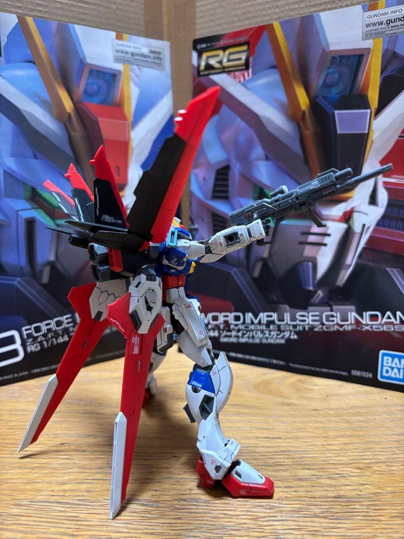 RGフォースインパルスガンダム & ソードインパルスガンダム セット