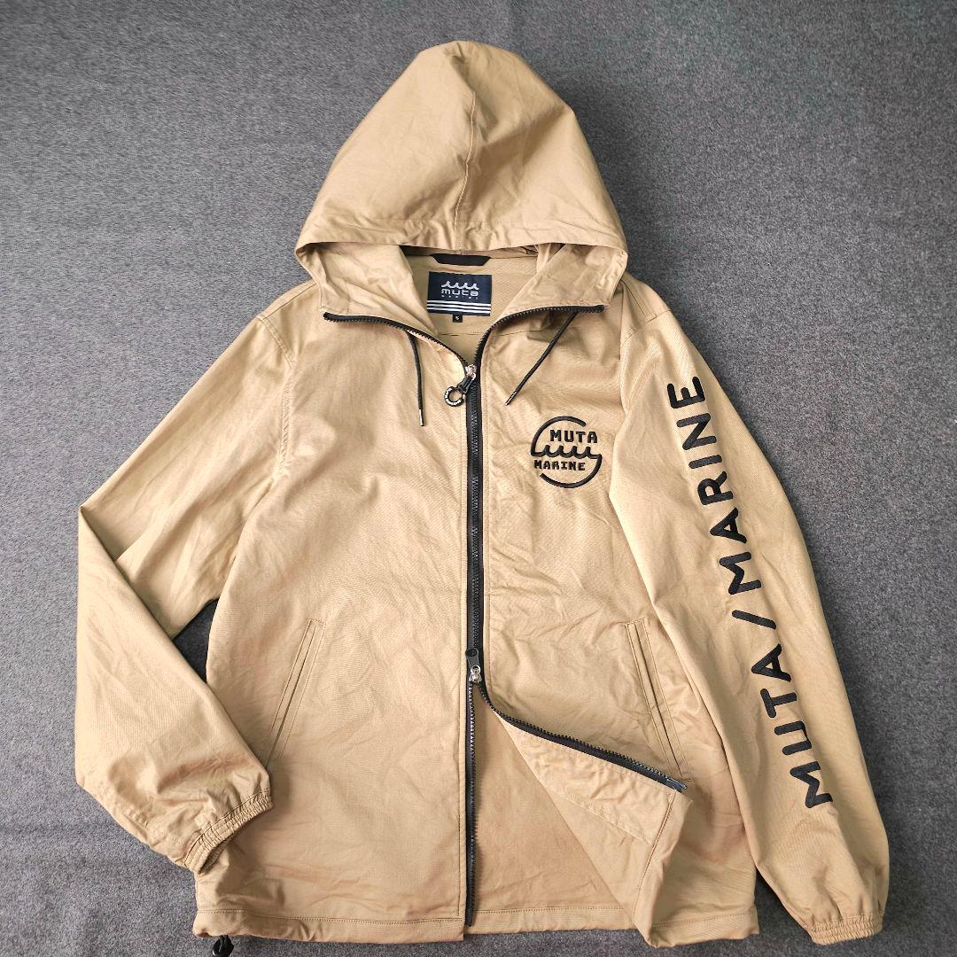 【ムータマリンゴルフ】ビッグロゴ 袖ロゴ 長袖ブルゾンジャケット パーカー 5