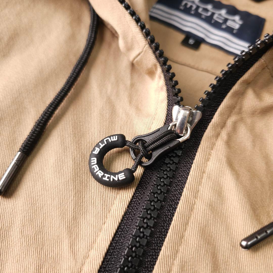 【ムータマリンゴルフ】ビッグロゴ 袖ロゴ 長袖ブルゾンジャケット パーカー 5