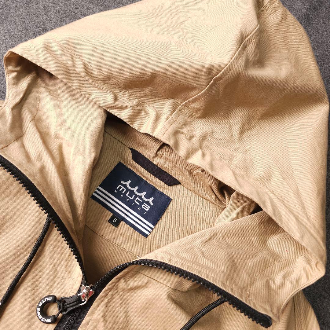 【ムータマリンゴルフ】ビッグロゴ 袖ロゴ 長袖ブルゾンジャケット パーカー 5
