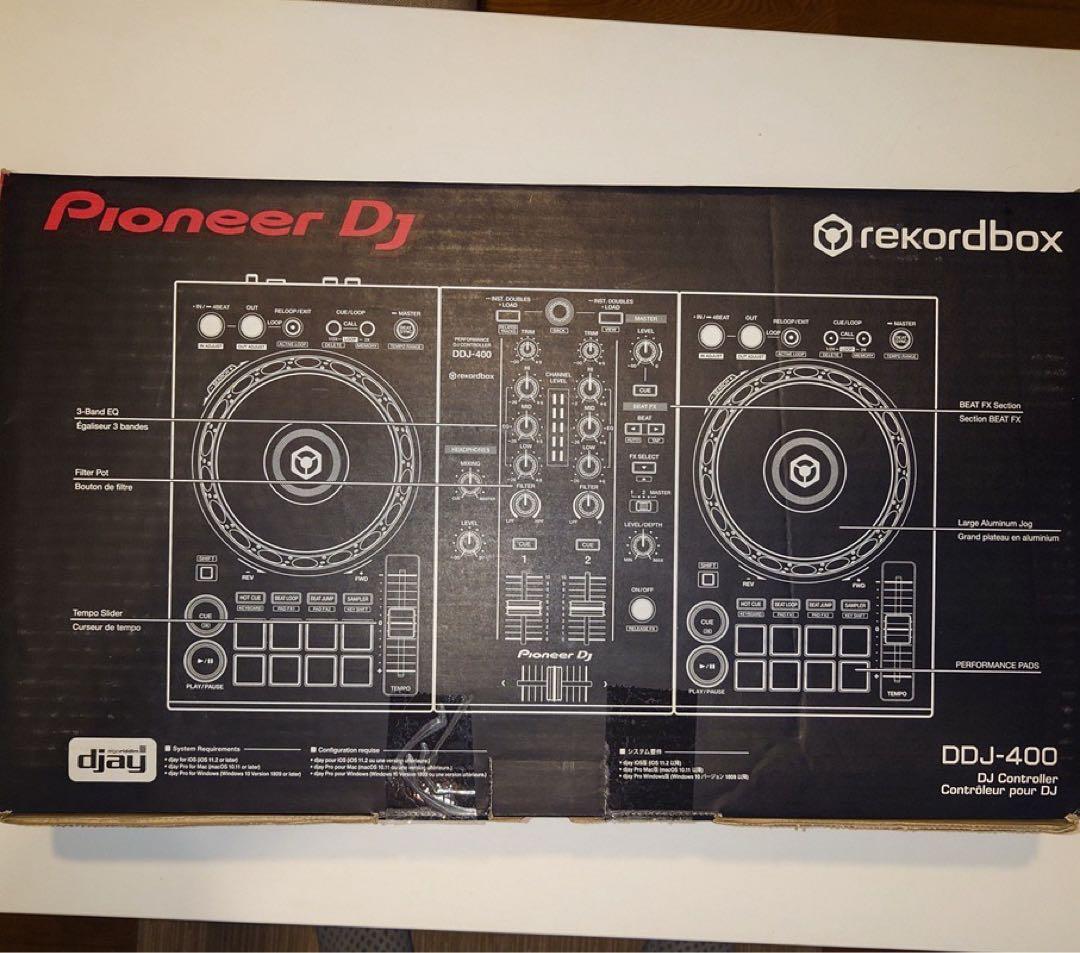 Pioneer DJ DDJ-400 DJコントローラー（カバー付）