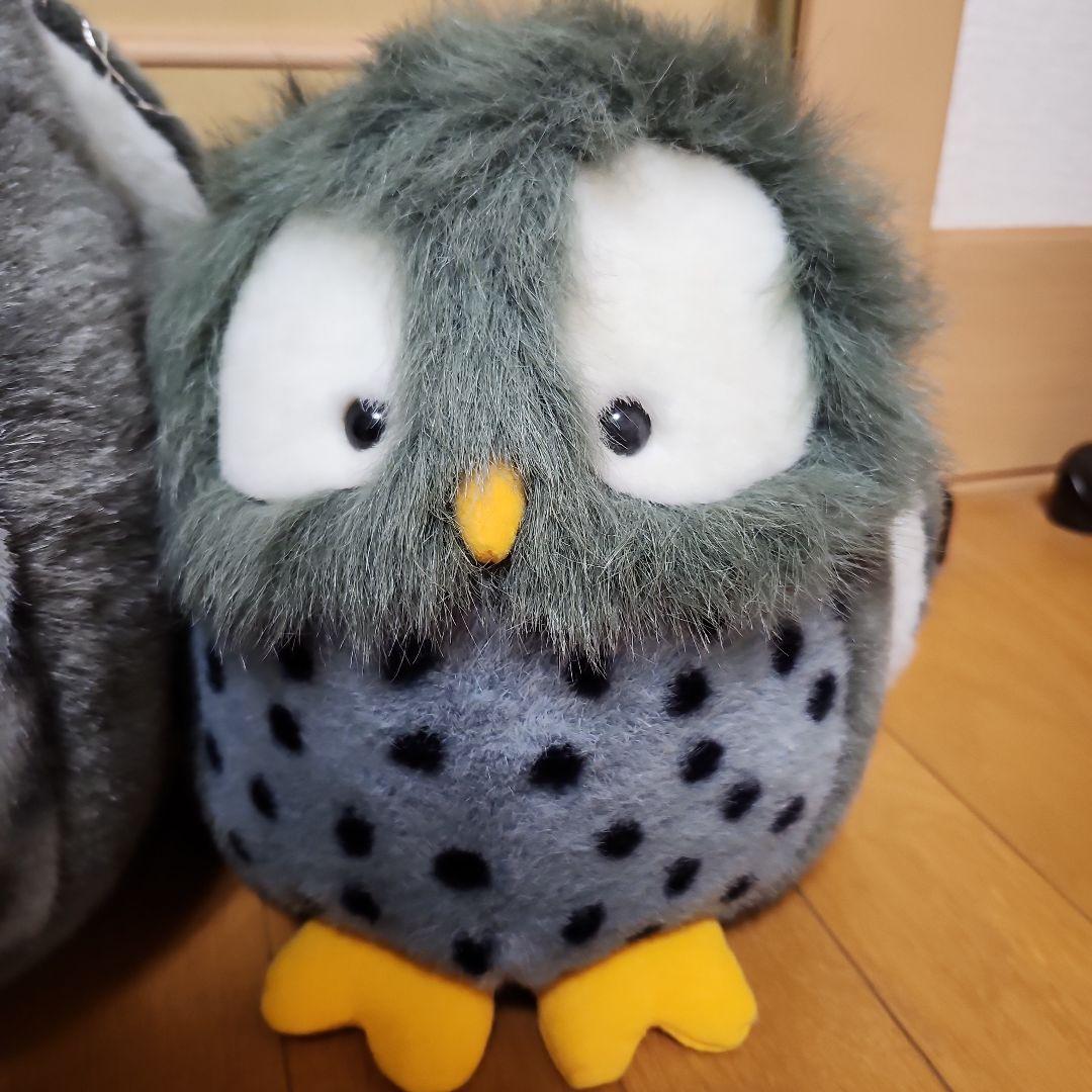 フクロウのぬいぐるみ3点セット