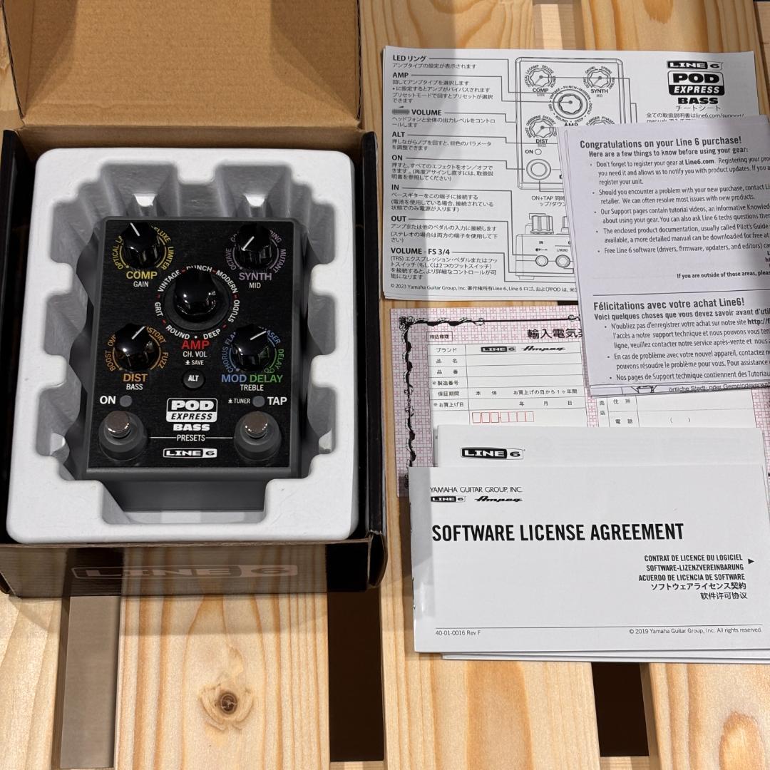 【美品】LINE6 POD EXPRESS BASS ベースマルチエフェクター