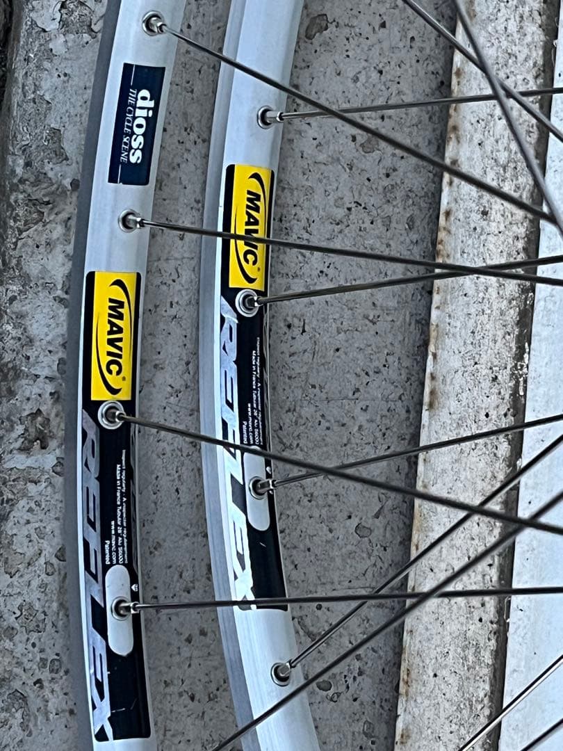 絶版.希少 Record レコード MAVIC REFLEX 手組みホイール