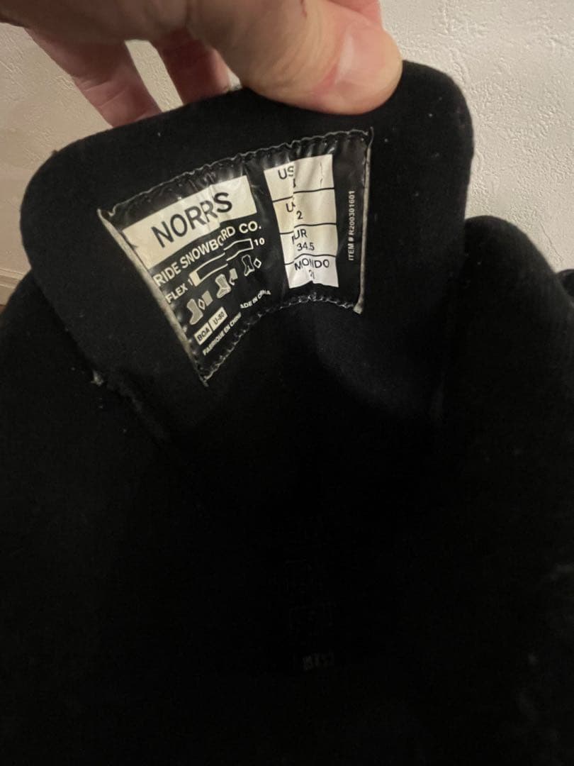 Ride 21cm キッズ用スノーボードブーツ NORRIS