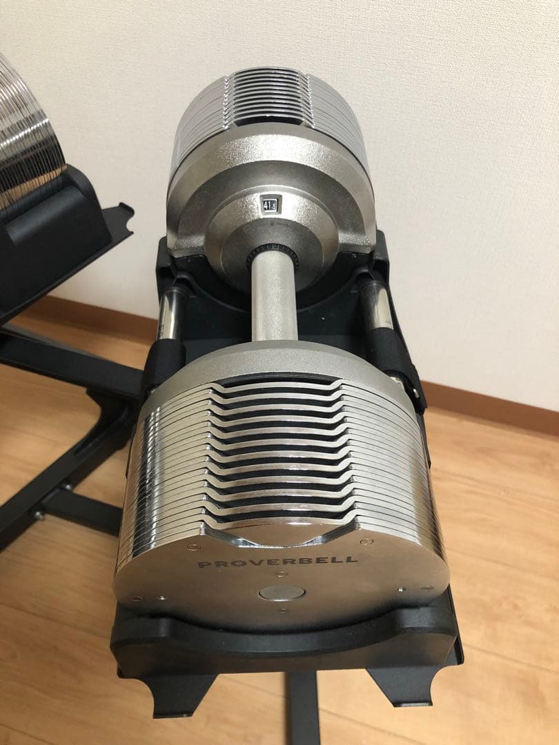 ②プロバーベル41.5kg×2(専用スタンド付き)