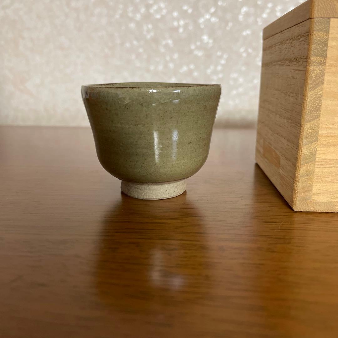 虫明焼 ぐい呑み