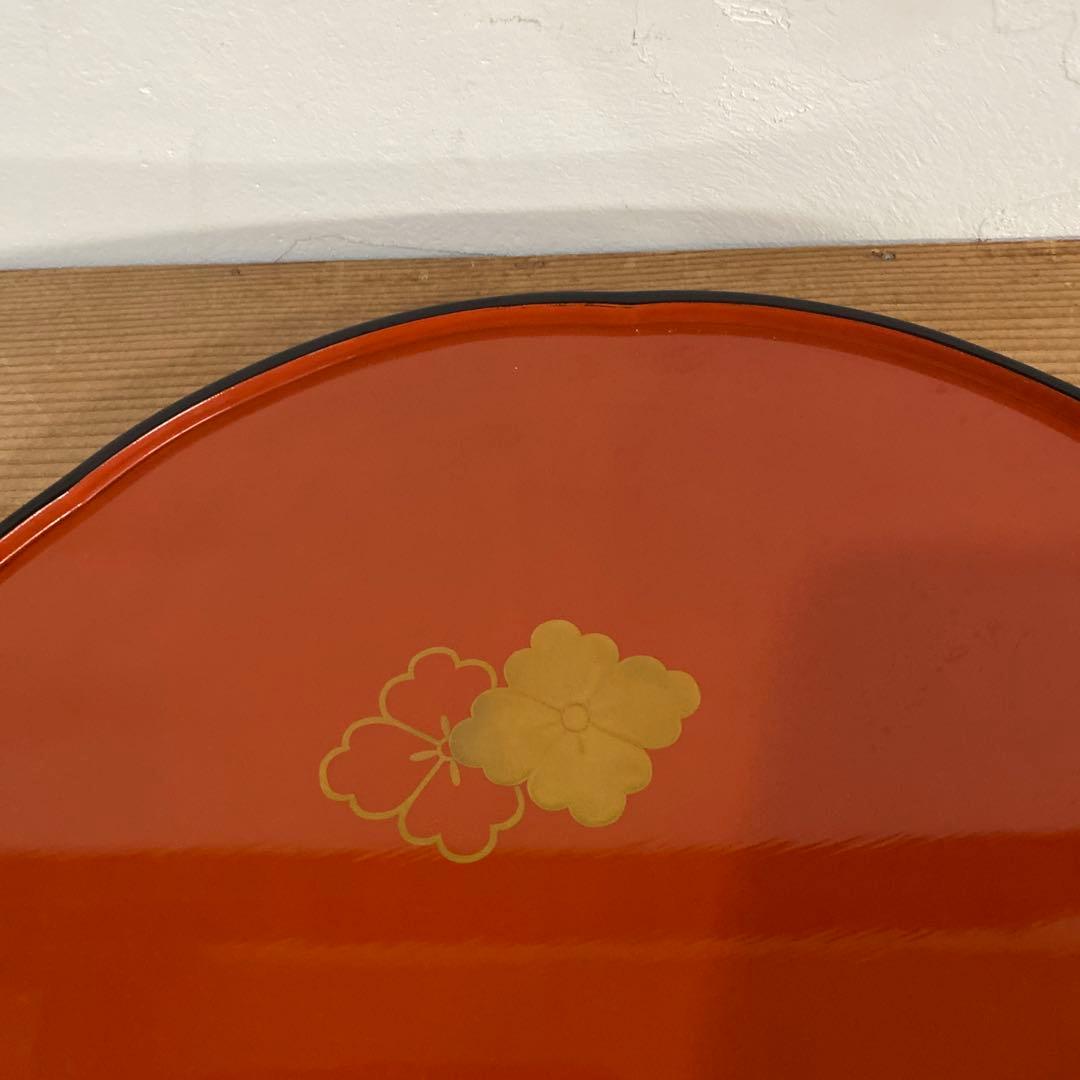 輪島塗　懐石道具　折敷　お膳　お盆　5枚