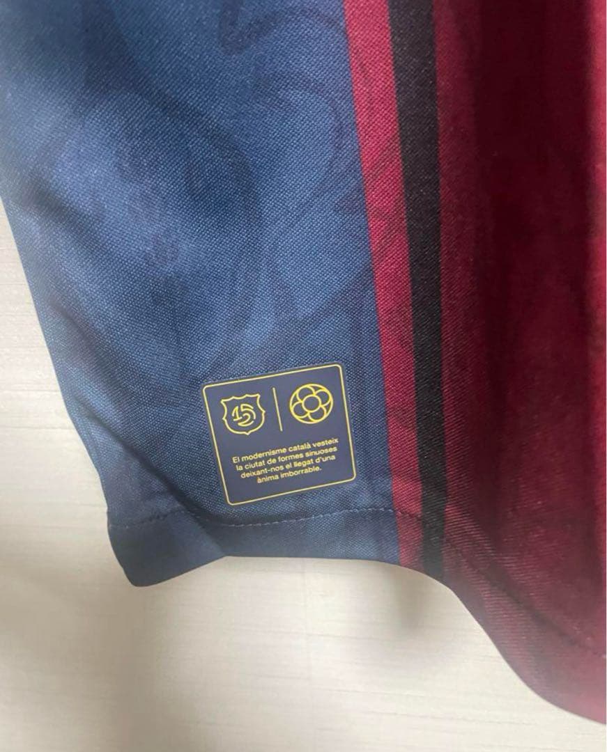 正規 バルセロナ 125周年 オーバーサイズポロシャツ ユニフォーム 24-25