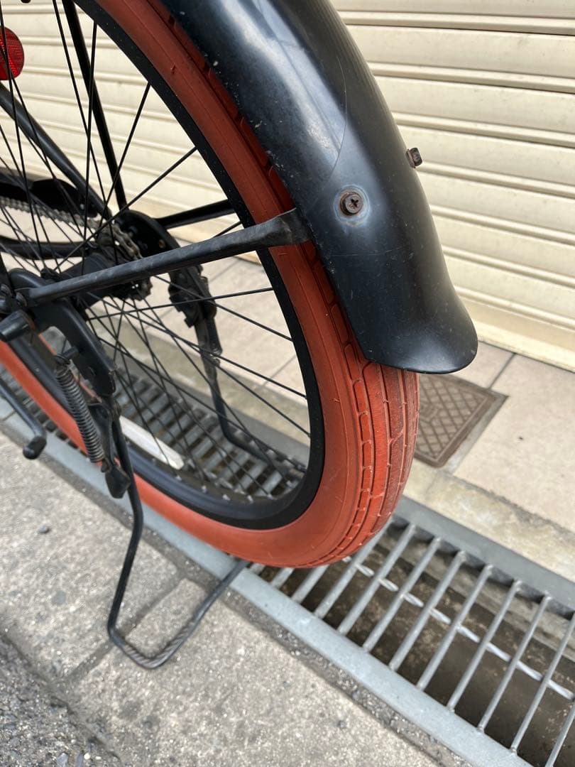 低走行！レインボー　乗り降りしやすいビーチクルーザー！