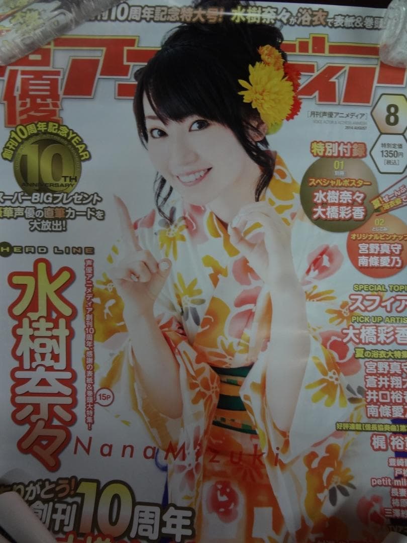 水樹奈々　シンガー・声優 ● B2ポスター大量　20枚セット