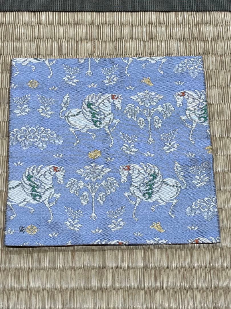 茶道用古帛紗 白馬デザイン